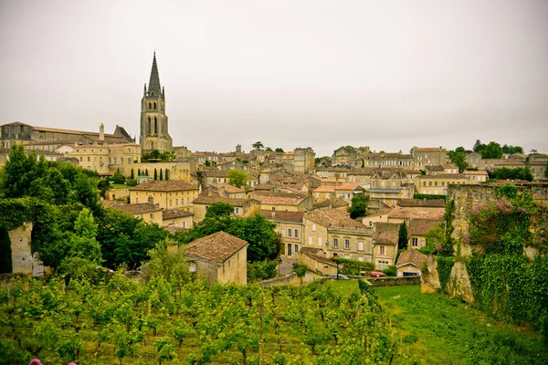 Vacker stad av Saint-Emilion, Frankrike — Stockfoto