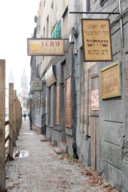Lodz, Polonya tarihi film müzik, aşkta ve savaşta 18 Ekim 2015 filme için sahneleri ayarla.