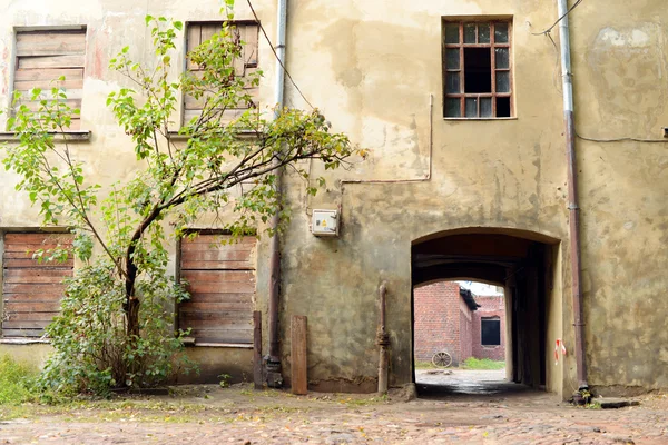 Scenes set for filming the historical movie Music, Love, and War on October 18, 2015 in Lodz, Poland. — Stock Photo, Image