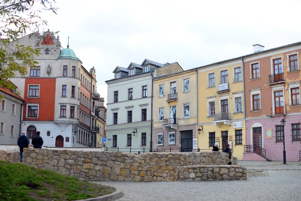 LUBLÍN, POLONIA - 14 DE NOVIEMBRE: Ciudad vieja de Lublin el 14 de noviembre de 2015 en Lublin, Polonia . — Foto de Stock