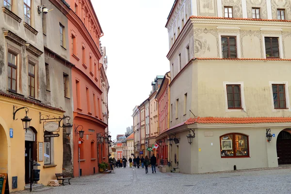 Люблин, Польша - 14 НОЯБРЯ: Старый город Люблин 14 ноября 2015 года в Люблине, Польша . — стоковое фото