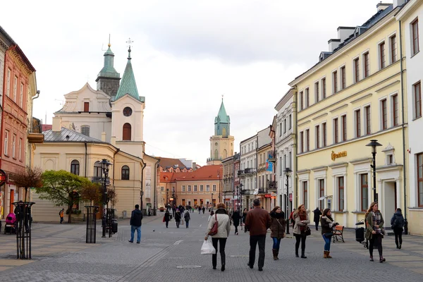 Lublin, Polsko - 14. listopadu: Staré město z Lublinu na 14 listopadu 2015 v Lublin, Polsko. — Stock fotografie