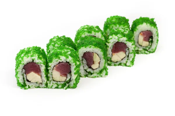 Deliciosos rollos de sushi — Foto de Stock