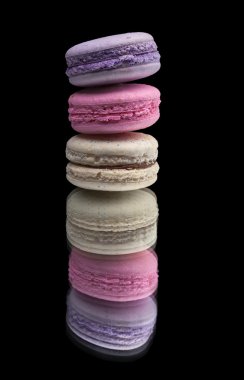 lezzetli Fransız tatlı macarons