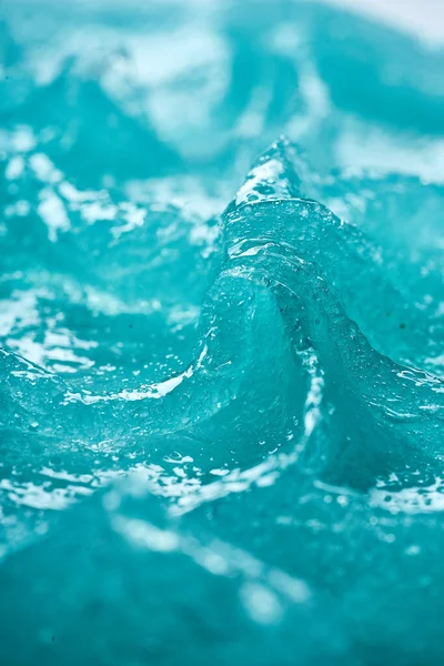 Текстура Блакитного Косметичного Гелю Заморожена Рідина — стокове фото
