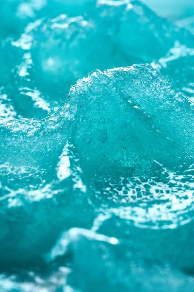 Mavi Kozmetik Jelin Dokusu Donmuş Sıvı — Stok fotoğraf