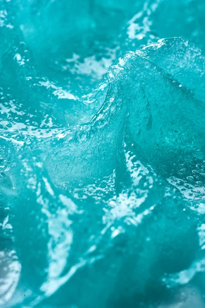 Textuur Van Blauwe Cosmetische Gel Bevroren Vloeistof — Stockfoto