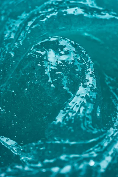 Текстура Синего Косметического Геля Замороженная Жидкость — стоковое фото