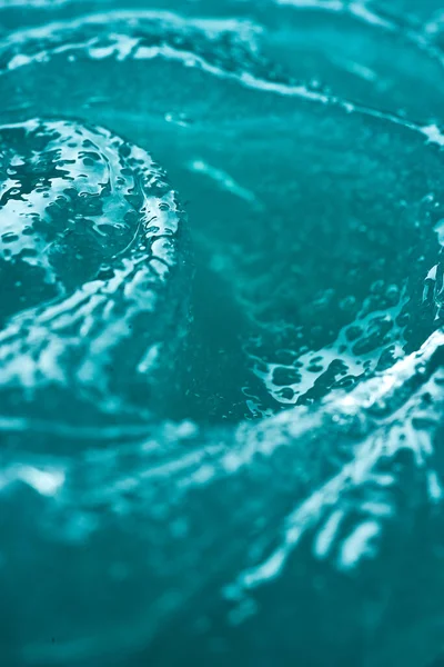 Textura Gel Cosmético Azul Líquido Congelado — Fotografia de Stock