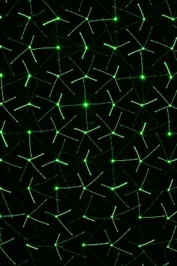 Işık fırçasıyla yapılan soyut yeşil dijital arkaplan.