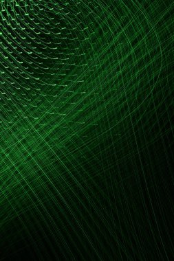 Işık fırçasıyla yapılan soyut yeşil dijital arkaplan.