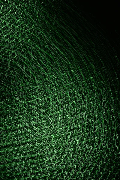 Abstract green digital background made with light brush.