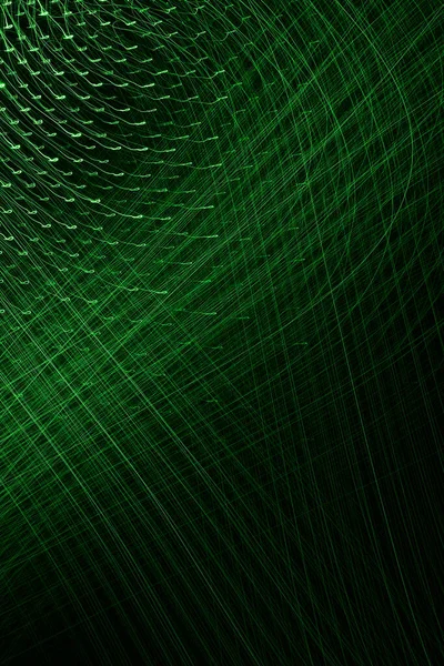 Abstract green digital background made with light brush.