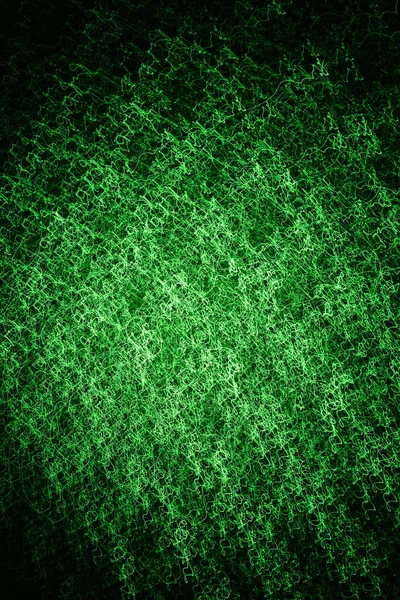 Abstract green digital background made with light brush.