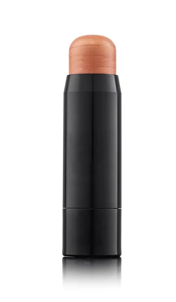 Luminescent Makeup Pencil Black Plastic Case Isolated White Background — Stock Photo, Image
