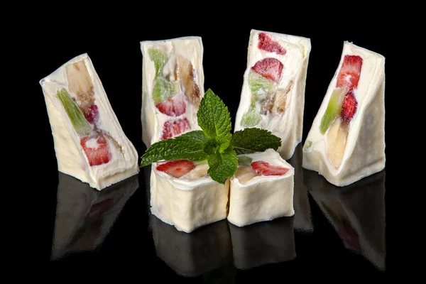 Sladké sushi rolky — Stock fotografie
