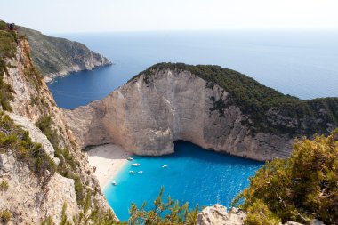 Navagio Beach, Zakynthos, Yunanistan