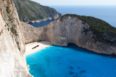 Navagio Beach, Zakynthos, Yunanistan
