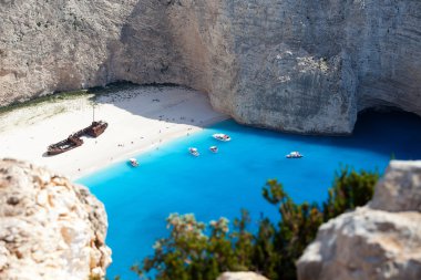 Navagio Beach, Zakynthos, Yunanistan