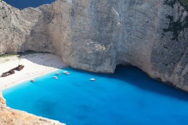 Navagio Beach, Zakynthos, Yunanistan