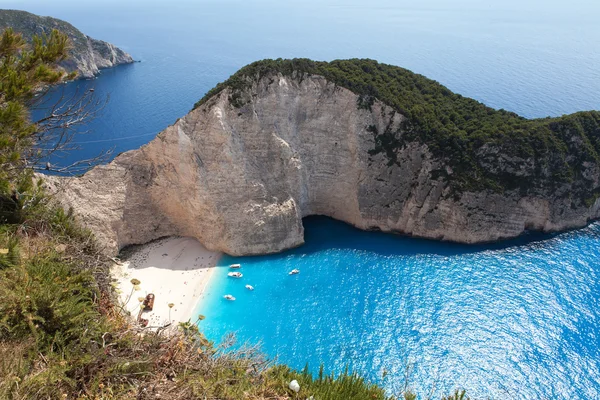 Navagio Beach, Zakynthos, Yunanistan — Stok fotoğraf