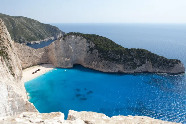 Navagio beach, Zakynthos, Grécia — Fotografia de Stock