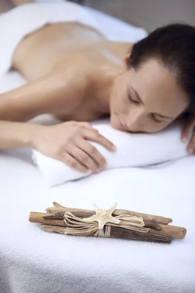 Schoonheidsbehandelingen in de spa salon — Stockfoto