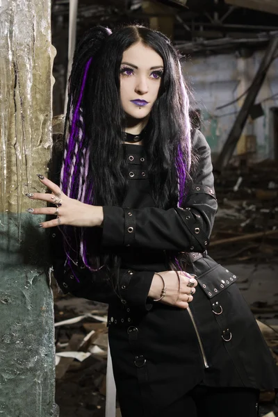 Cyber-Gothic Girl — Stockfoto