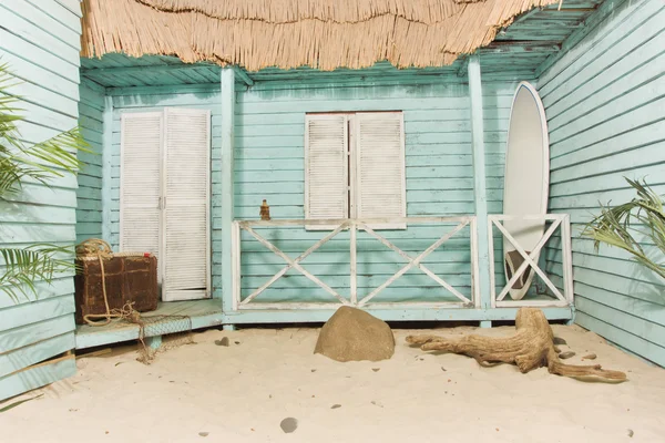 Sandy beach bungalow — Stock Fotó