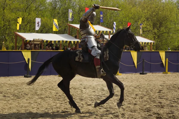 Torneio cavalheiresco de São Jorge. Moscou em Maio 1, 2016 — Fotografia de Stock