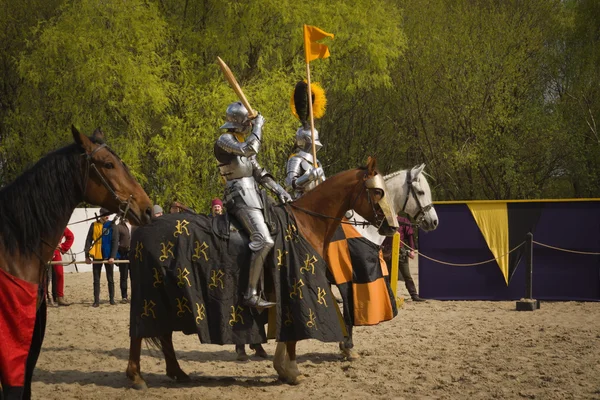 圣乔治骑士的比赛。莫斯科在 2016 年 5 月 1 日 — 图库照片