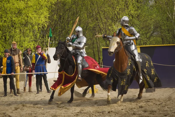 Torneio cavalheiresco de São Jorge. Moscou em Maio 1, 2016 — Fotografia de Stock