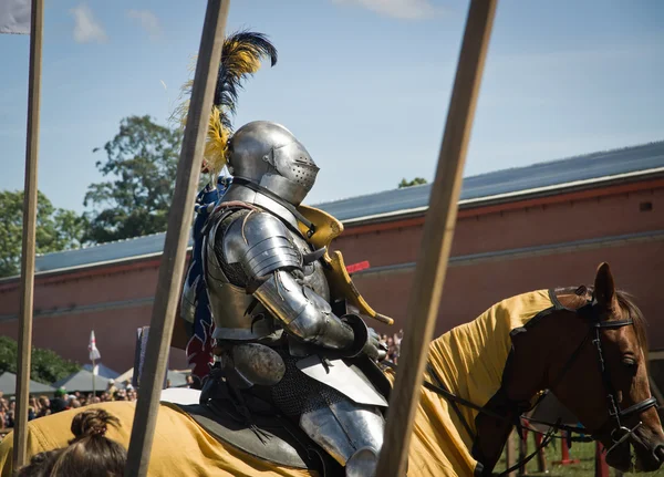 SAN PETERSBURGO, RUSIA - 17 DE JULIO DE 2016: Batalla en un torneo de caballeros Neva — Foto de Stock