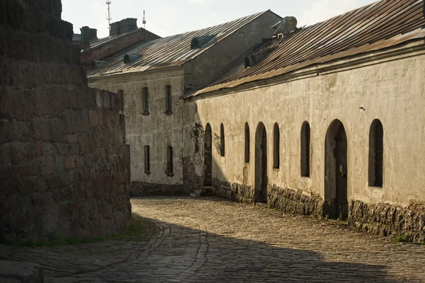 Vyborg, medieval streets of the city — Stock Photo, Image