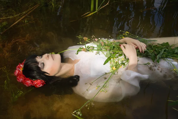 Young drown woman — Stock Photo, Image