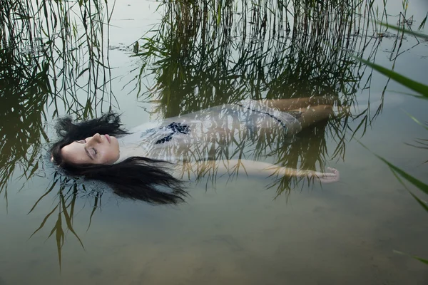 Young drown woman — Stock Photo, Image