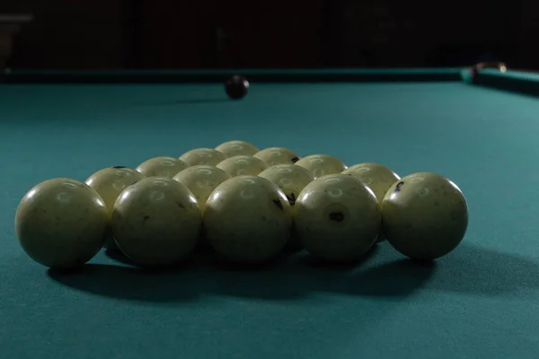 Interior Billiard Room — Stock Photo, Image