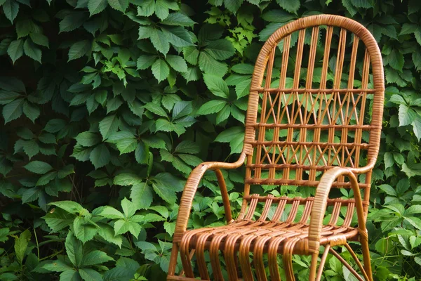 Wicker chair — Stock Photo, Image
