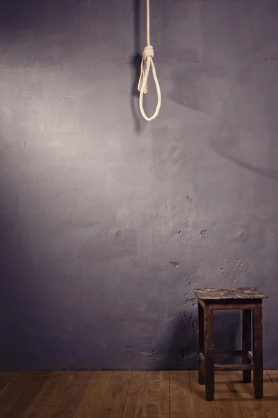 Hangman strop met lussen — Stockfoto