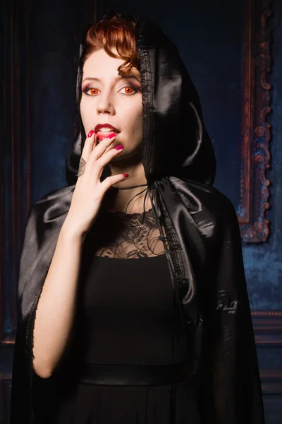 Sehr hübsche Frau Vamp — Stockfoto