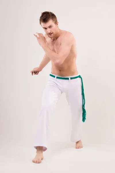 Capoeira-Tänzerin — Stockfoto