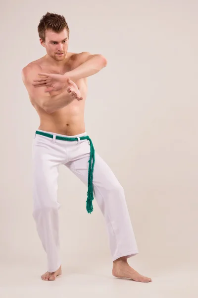 Capoeira tancerz — Zdjęcie stockowe