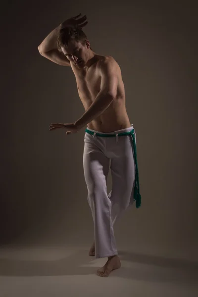 Capoeira χορεύτρια — Φωτογραφία Αρχείου