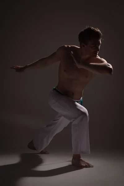 Capoeira dansçı — Stok fotoğraf