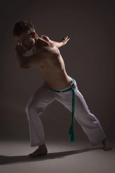 Capoeira dancer — Stock Photo, Image
