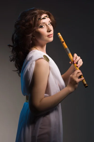 Venus with flute — Stock Photo, Image