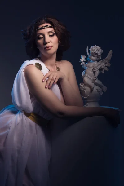 Aphrodite gestileerde mooie vrouw — Stockfoto