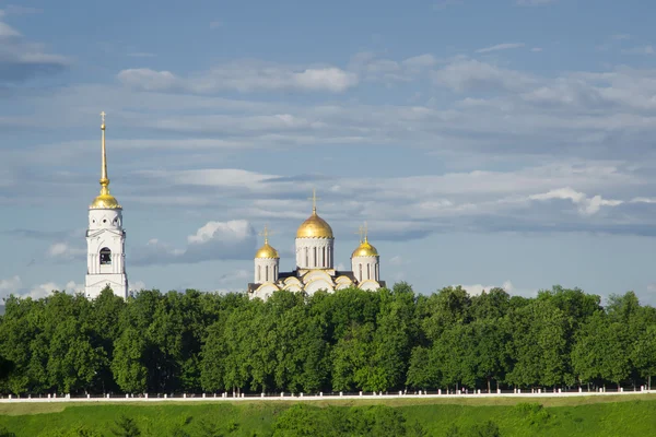 La catedral de la Dormición en Vladimire (Rusia ) — Foto de Stock