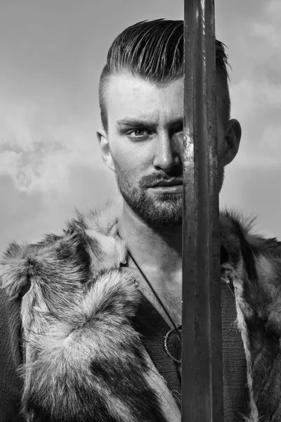 Viking. Nordic Warrior — Stock Photo, Image