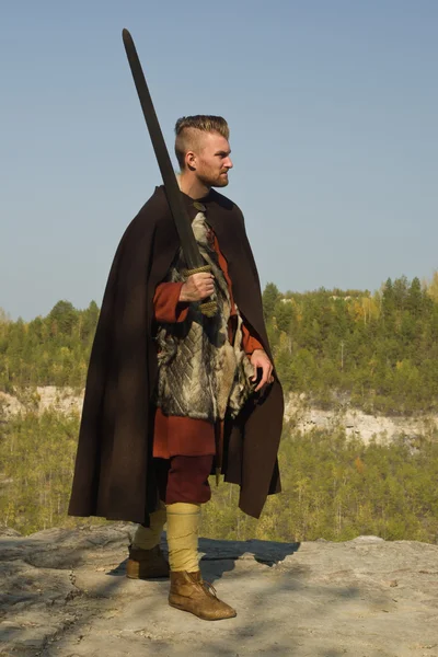 Viking. Nordic Warrior — Stock Photo, Image